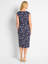 Nic + Zoe - Geo Pebble Side Ruche Dress
