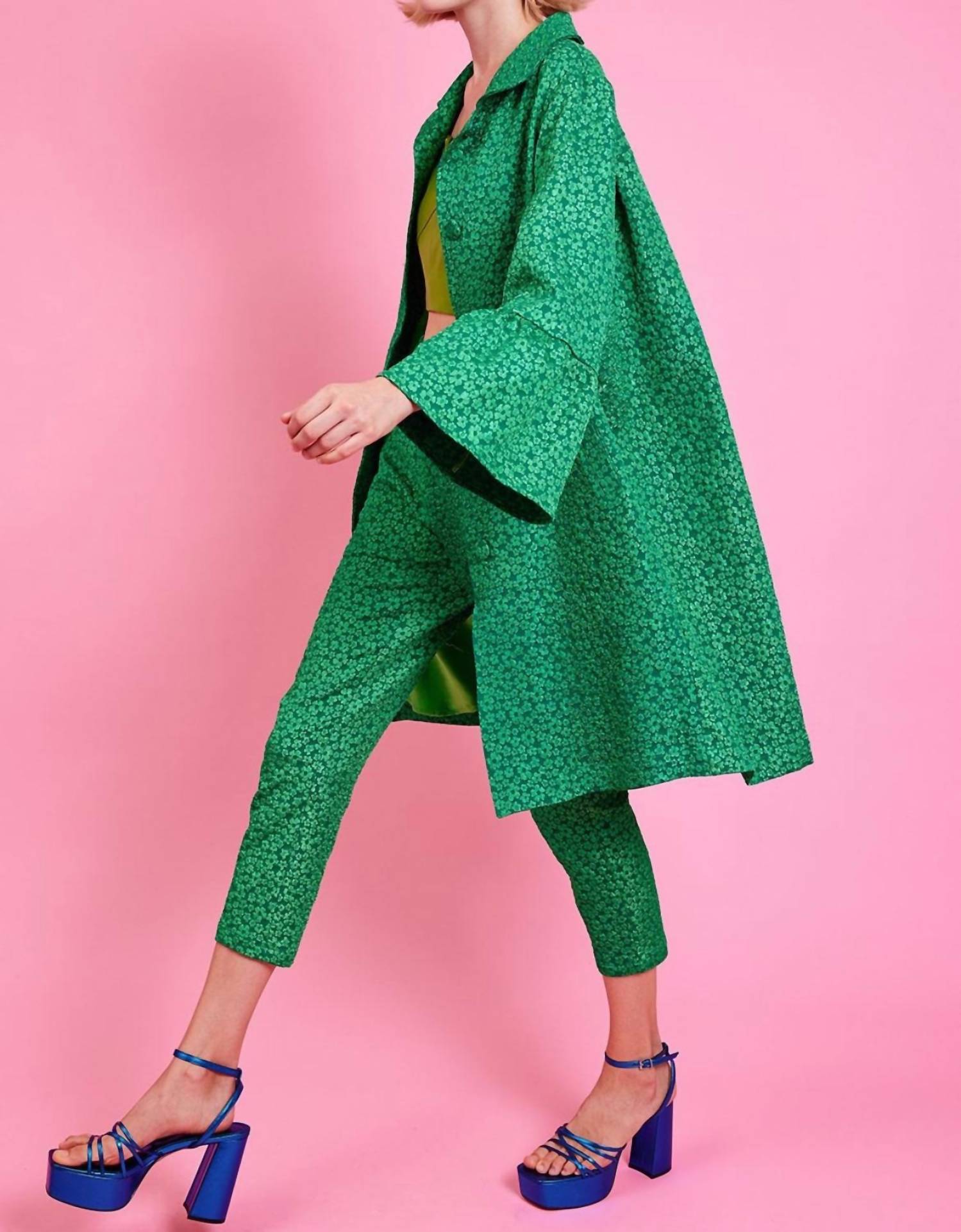 Jayley - Embroidered Trench Coat