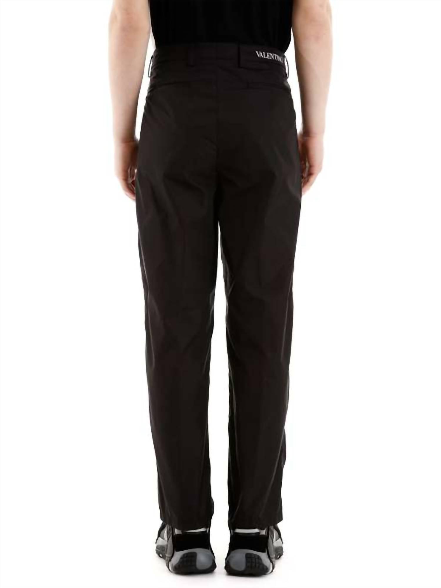 Valentino - Waist Logo Print Nylon Pants
