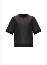 Exquise - Beaded Crewneck Blouse