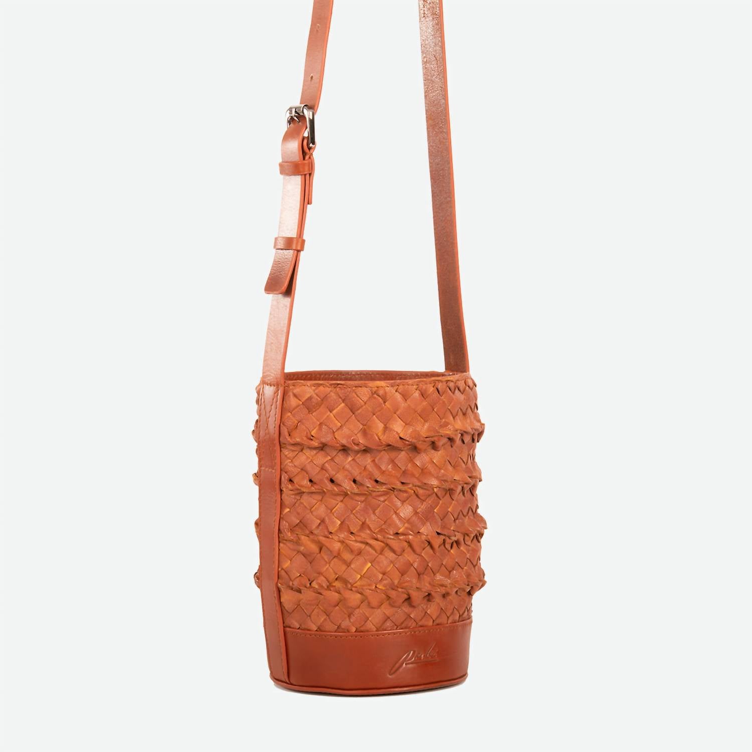Per Lei New York - Women's Mini Emery Woven Bucket Bag
