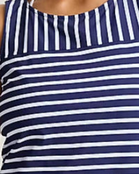 Tommy Bahama - Coastline Stripe High-neck Beach Romper