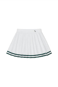 Recreational Habits Women's Natasha Tennis Skirt in white green - women's skirt