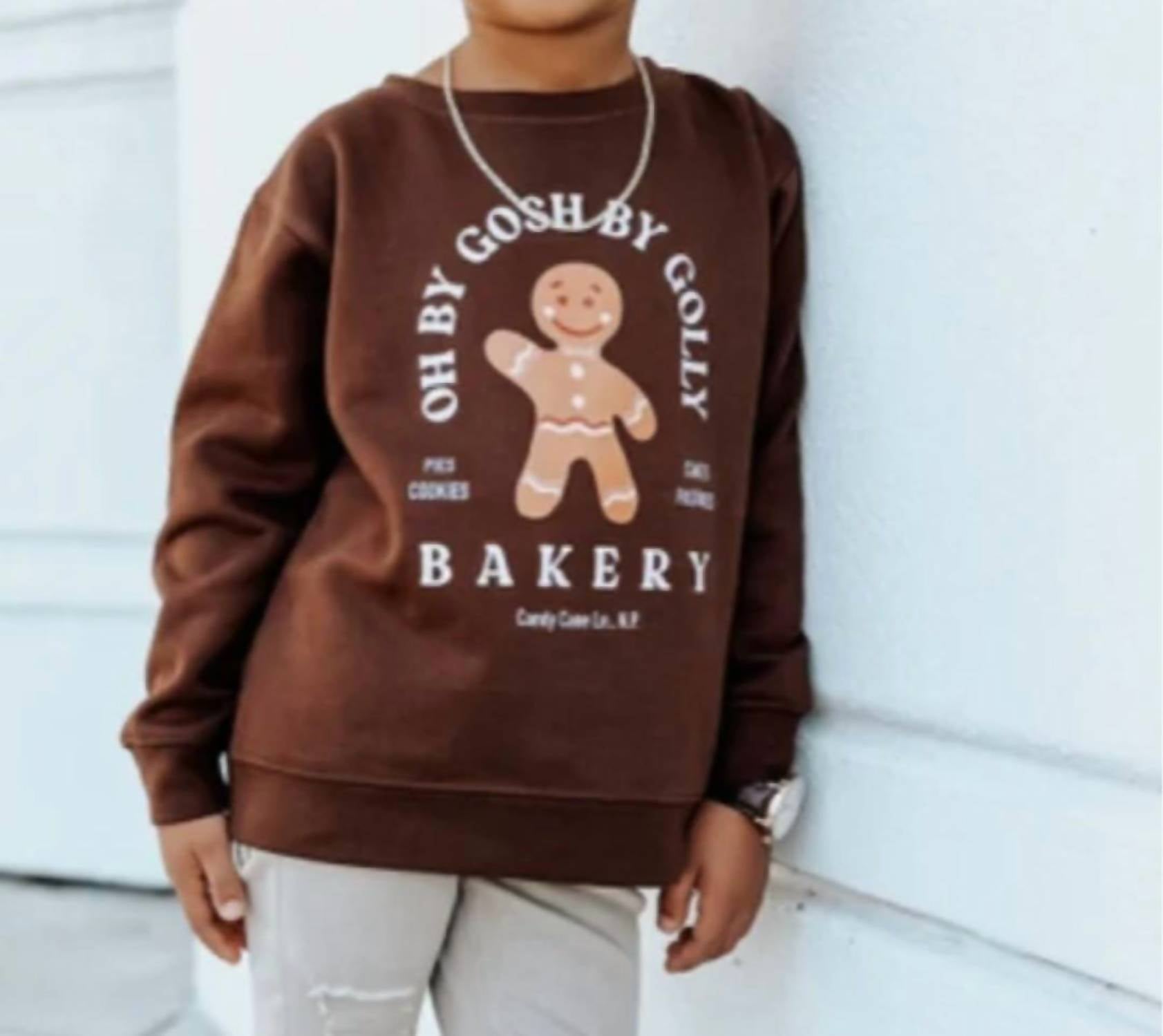 Holland Ave Clothing - Oh By Gosh By Golly Gingerbread Sweatshirt