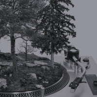Black Lantern - Turntable Forest T-shirt