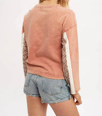 Mystree - Mix Media Terry Top