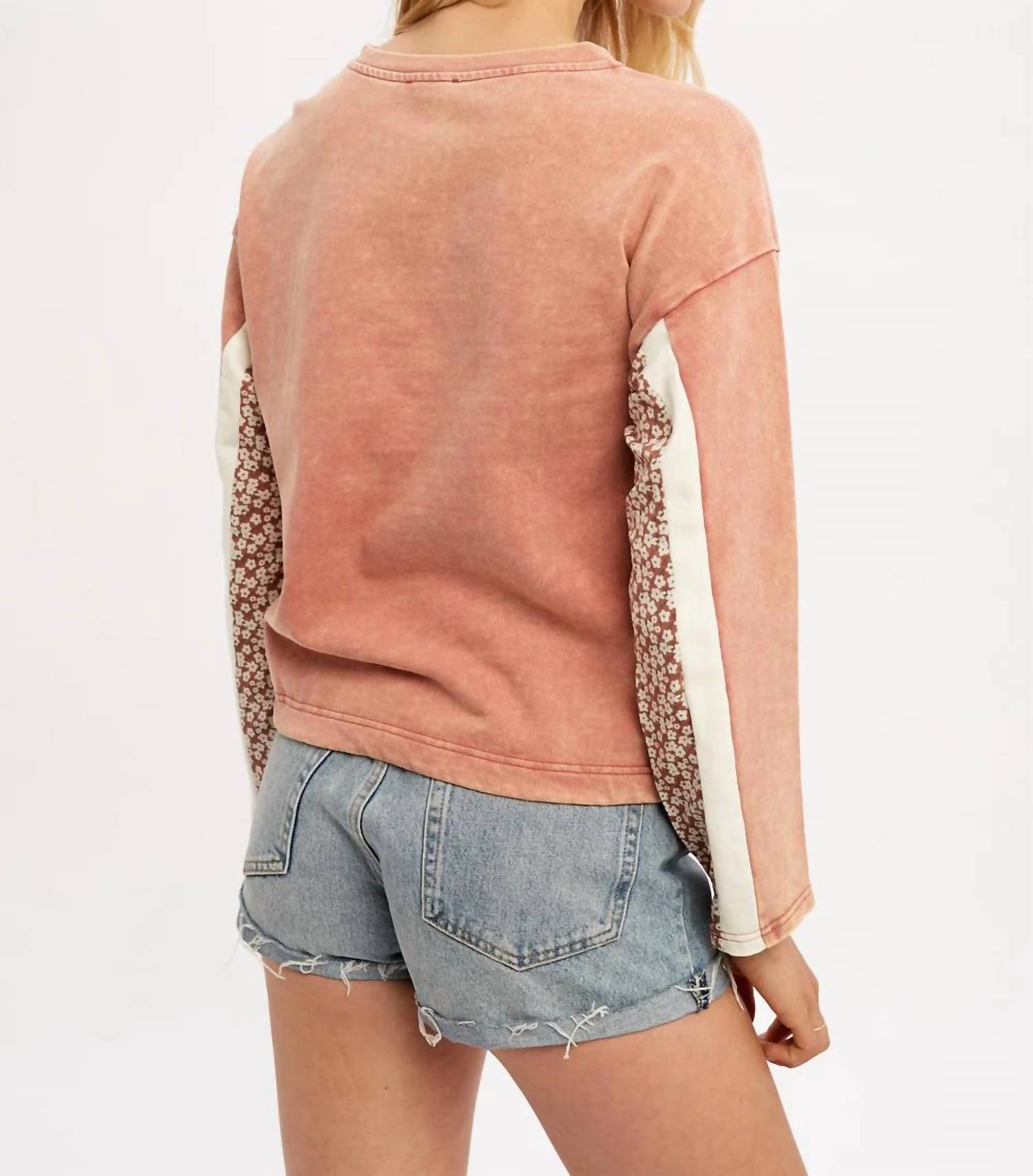 Mystree - Mix Media Terry Top