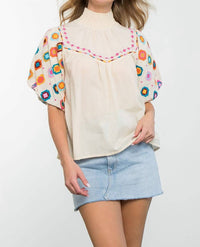Thml - G.o.a.t. Embroidered Top