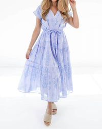 J.Marie - Sienna V-neck Button Up Midi Dress