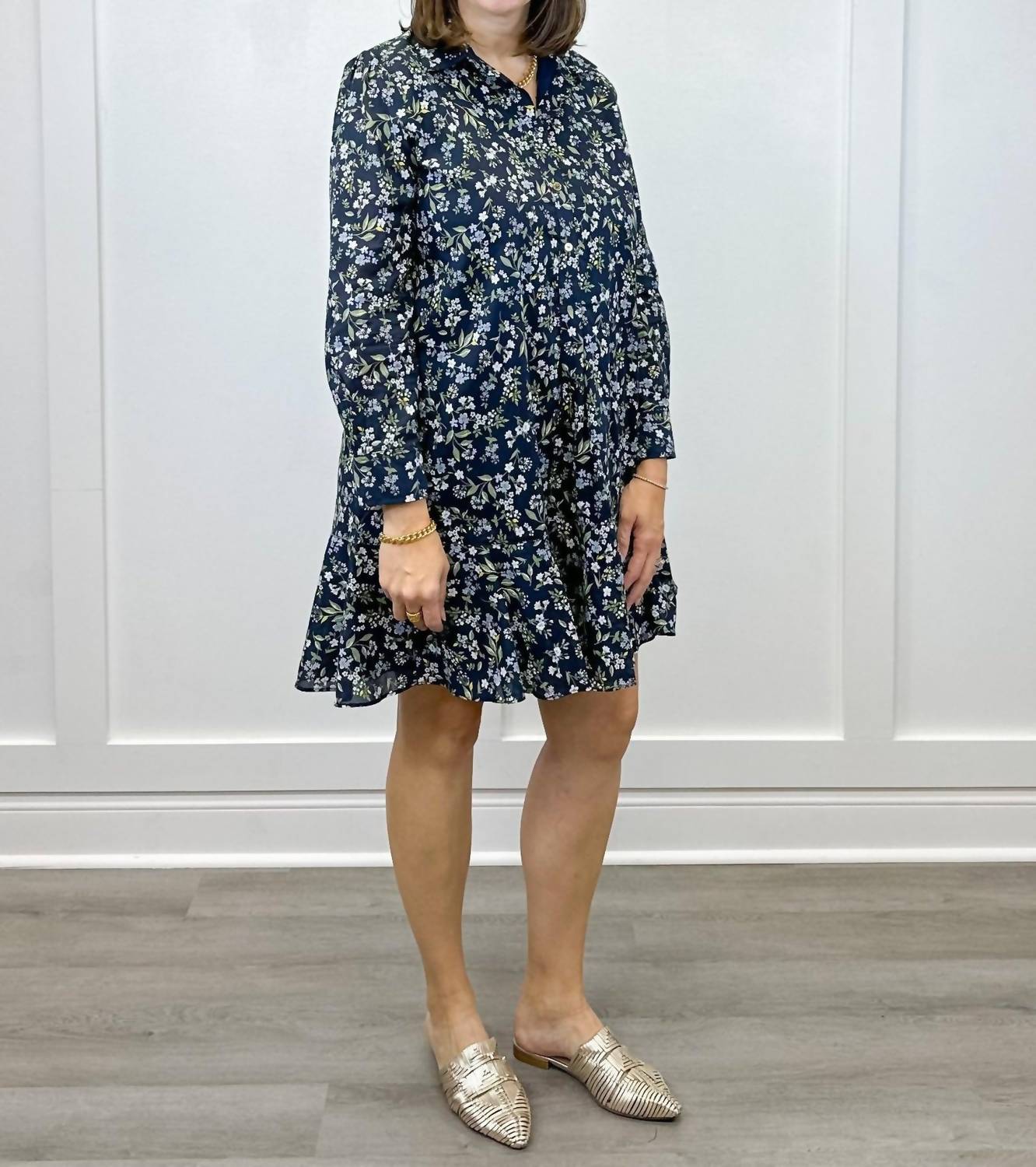 Duffield Lane - Iris Long-sleeve Shirt Dress