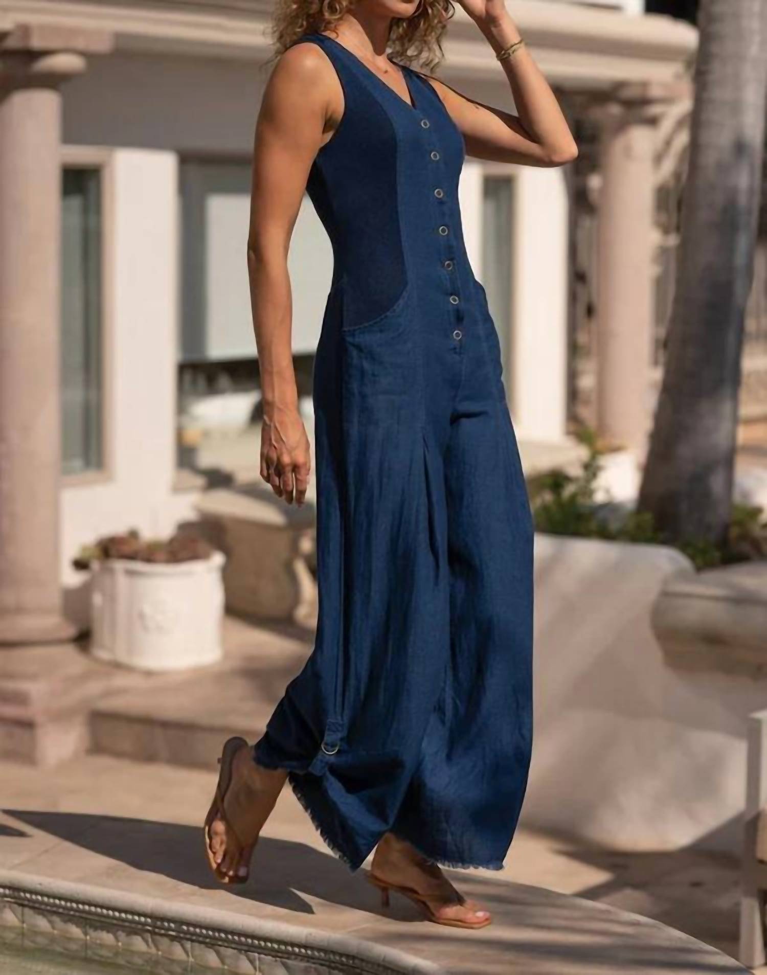 Xcvi - Aisling Snap-up Jumpsuit