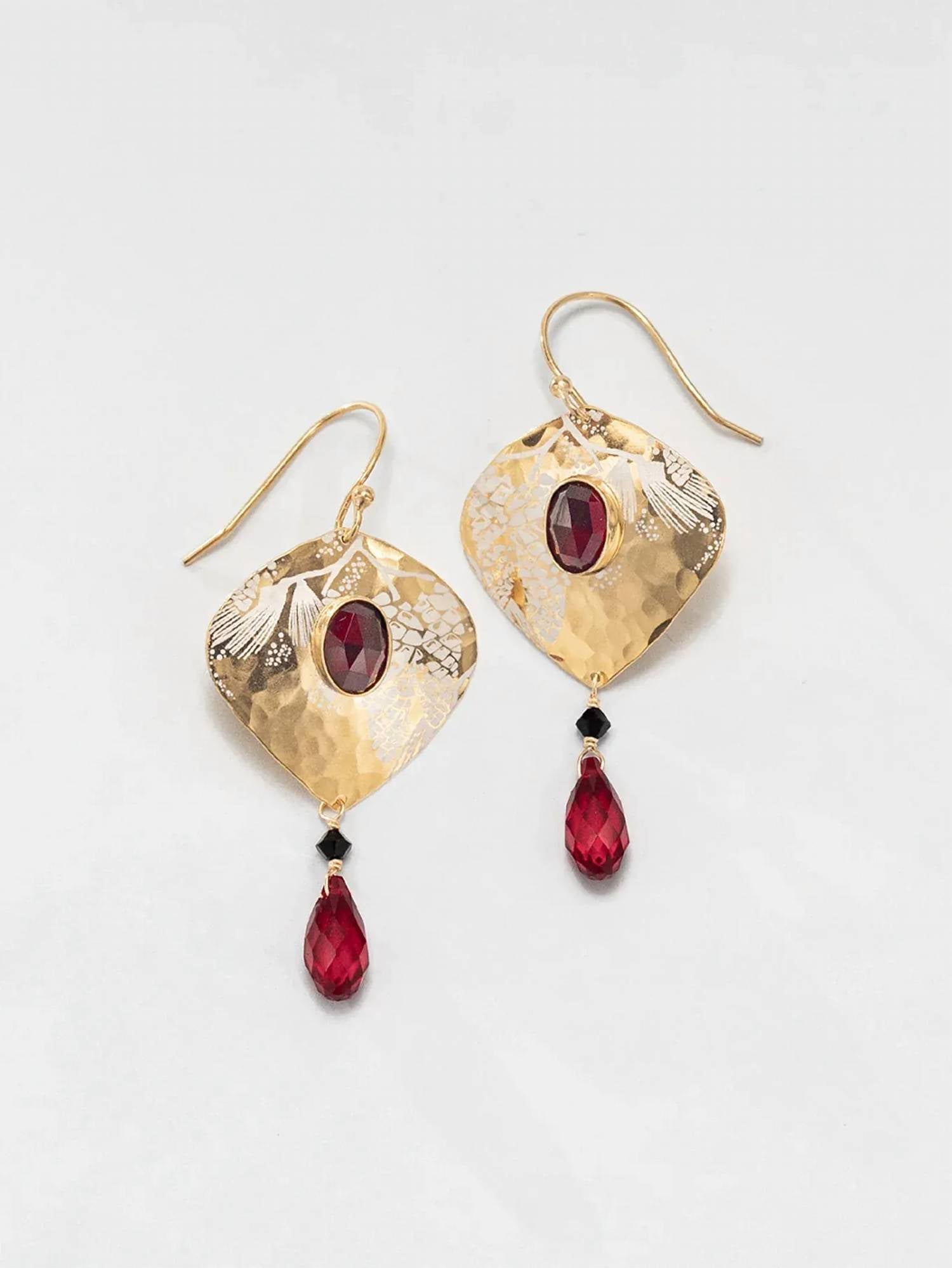 Holly Yashi Women's Estelle Earrings in scarlet - women's jewelry