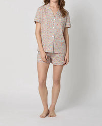 Bedhead Pjs - Emma & Georgina Short Sleeve Classic Shorty Woven Tana Lawn Pj Set