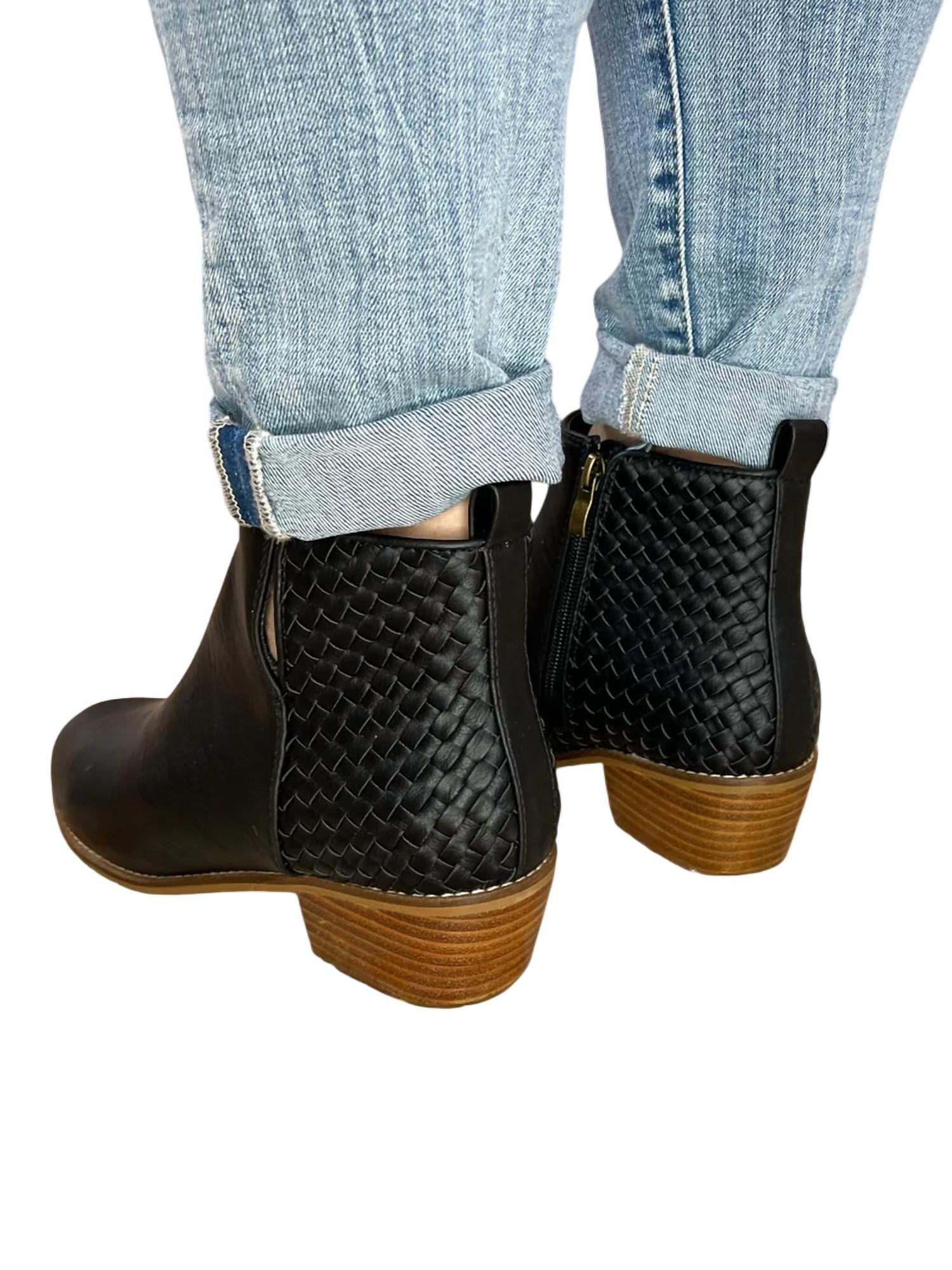 Corkys Footwear - Women's Half n Half Black Boots