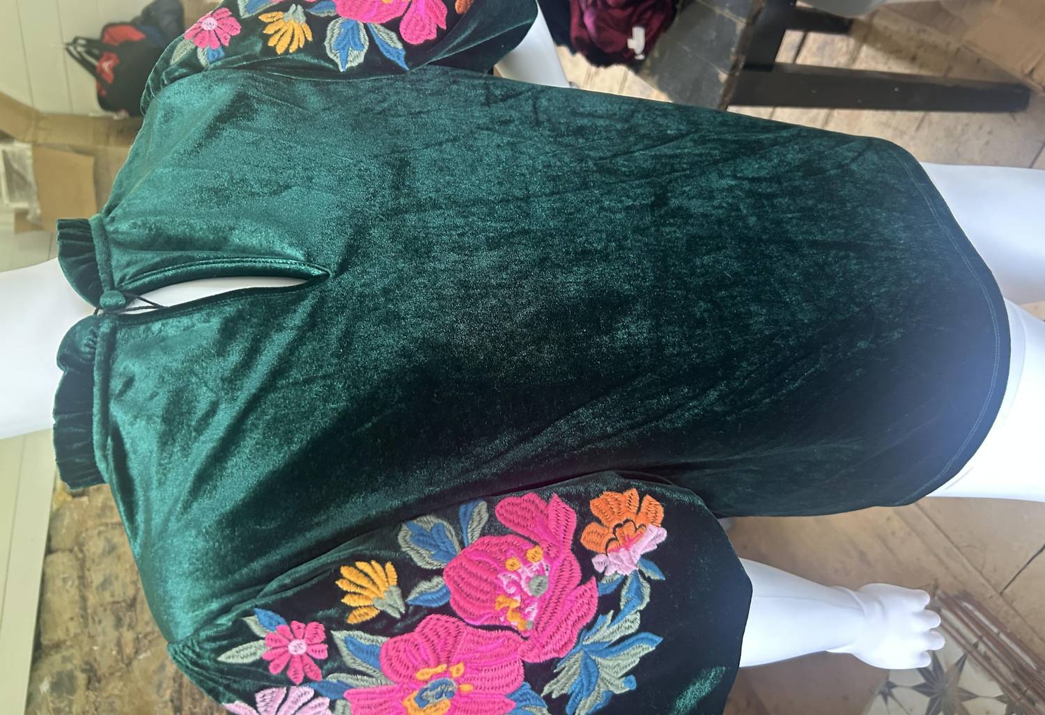 Thml - Women's Velvet Crew Neck Top