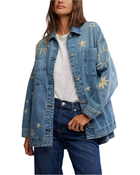 Free People - MADISON CITY EMBROIDERED SHIRT