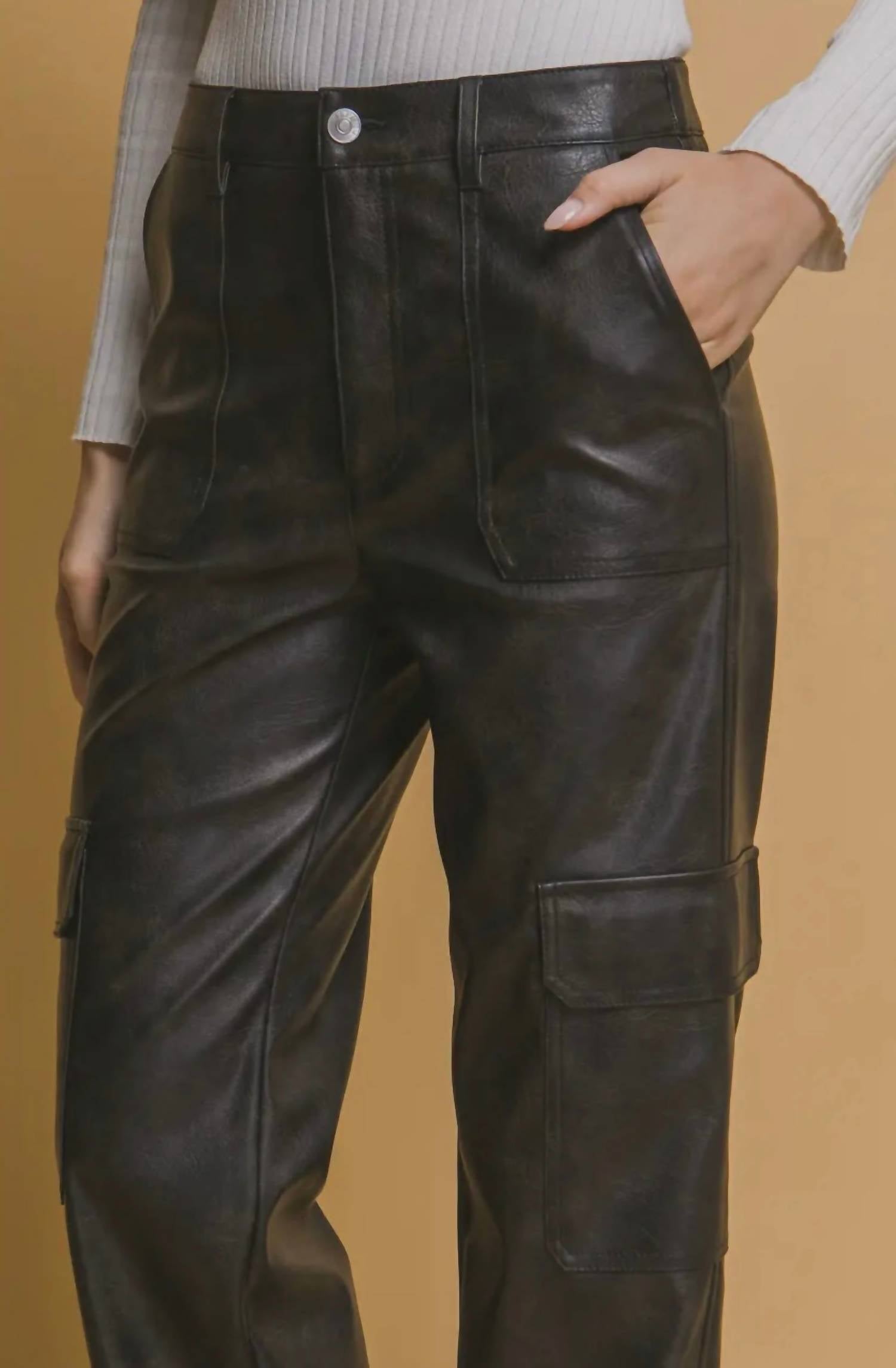 Love Tree - Stuck In The 90s Leather Pants