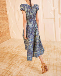 Ulla Johnson - Abigail Botanical Cotton Midi Dress