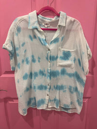 Geegee - Women's Tie Dye Button Up Top