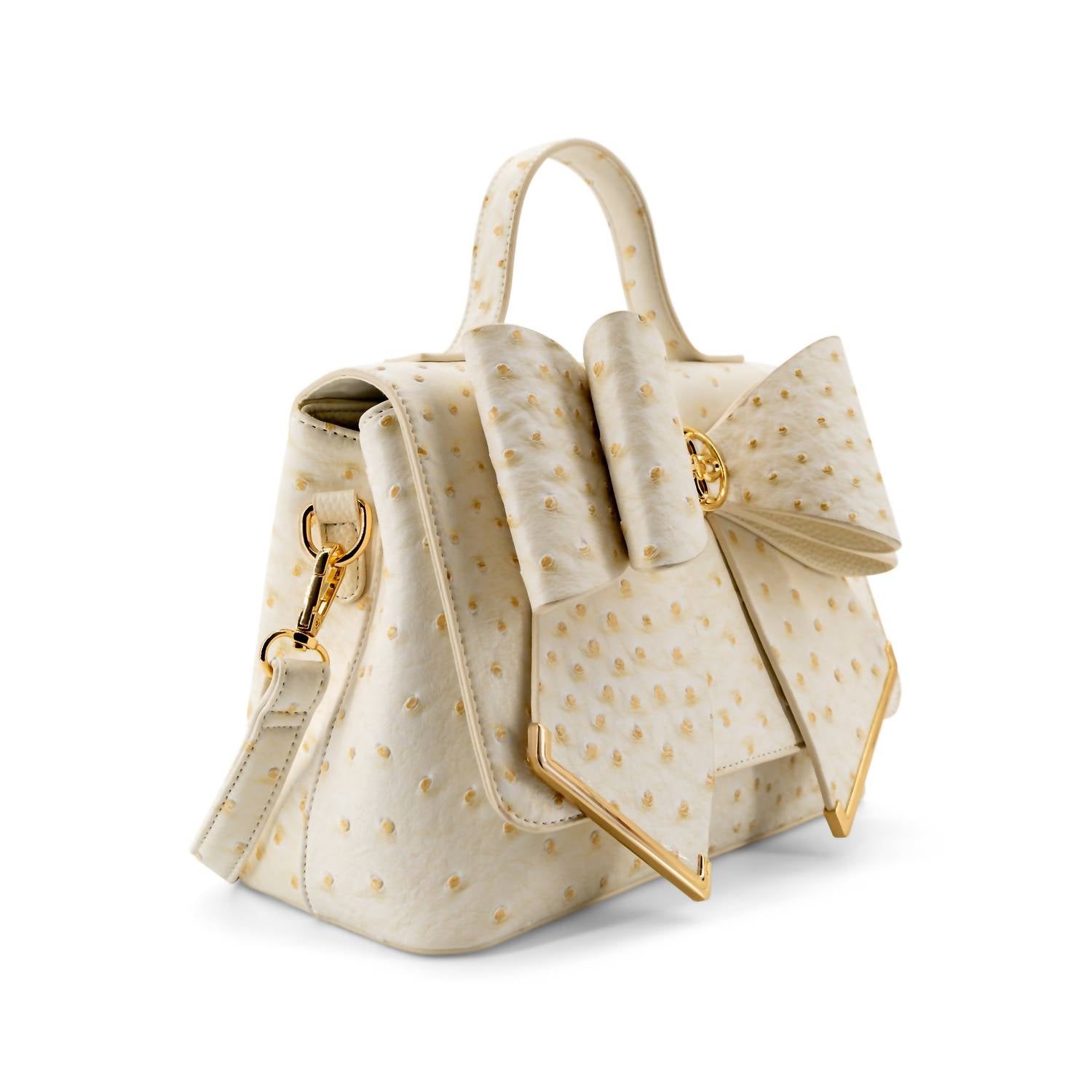 Like Dreams Women's Lisette Bow Crossbody Bag in ivory - women's bag - alternate view