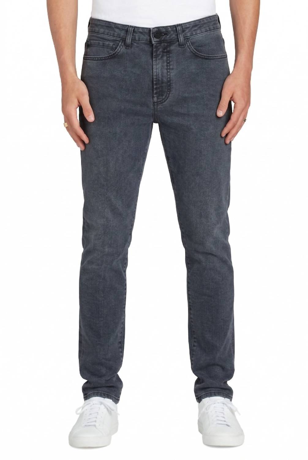 Monfrere Brando Slim Fit Jeans in dark stone - men's jeans