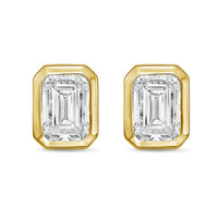 Diana M Jewels - Women's Emerald Lab-grown Diamond Stud Earrings (12.00 Tcw) - Luxe