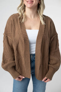 Michelle Mae - Willow Open-front Beauty Drapes Cardigan