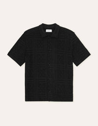 Les Deux - Hector Pointelle Short Sleeve Shirt