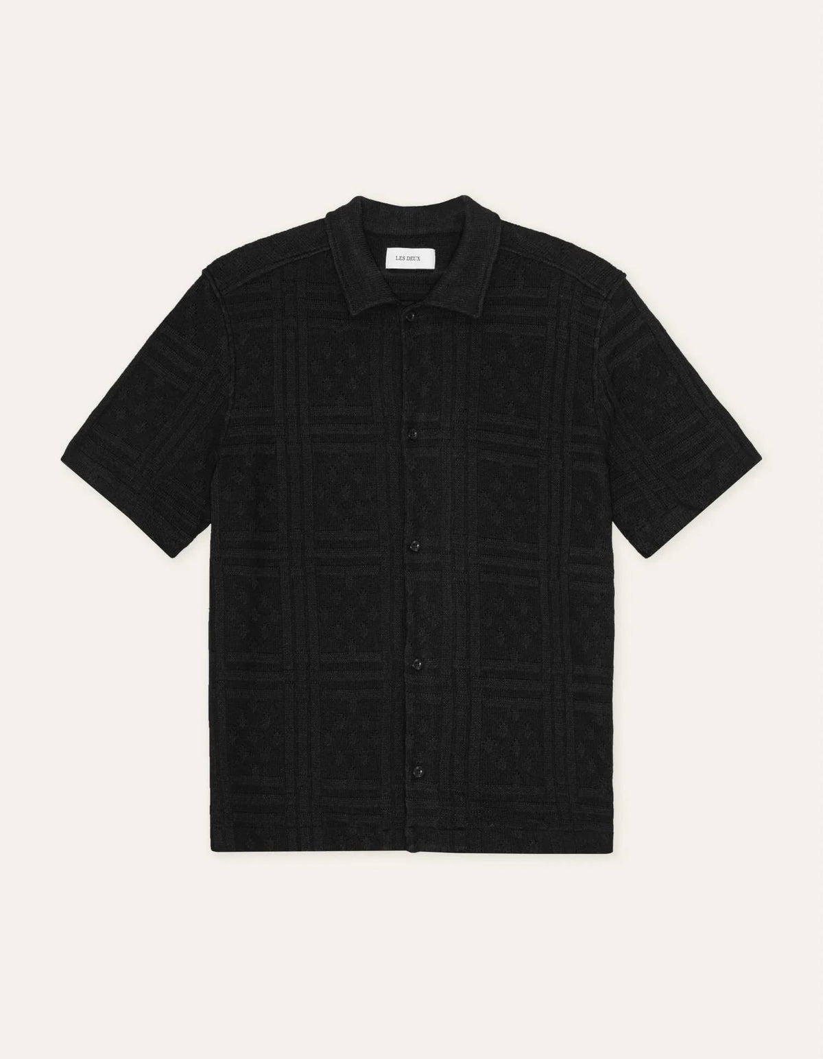 Les Deux - Hector Pointelle Short Sleeve Shirt