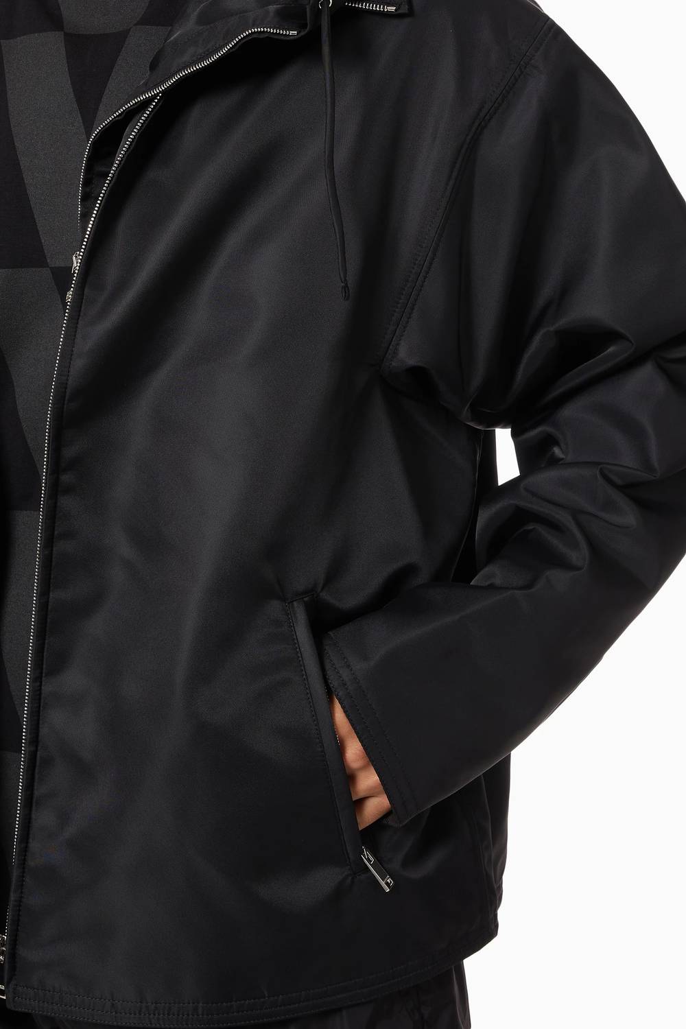 Valentino - Nylon Pea Coat