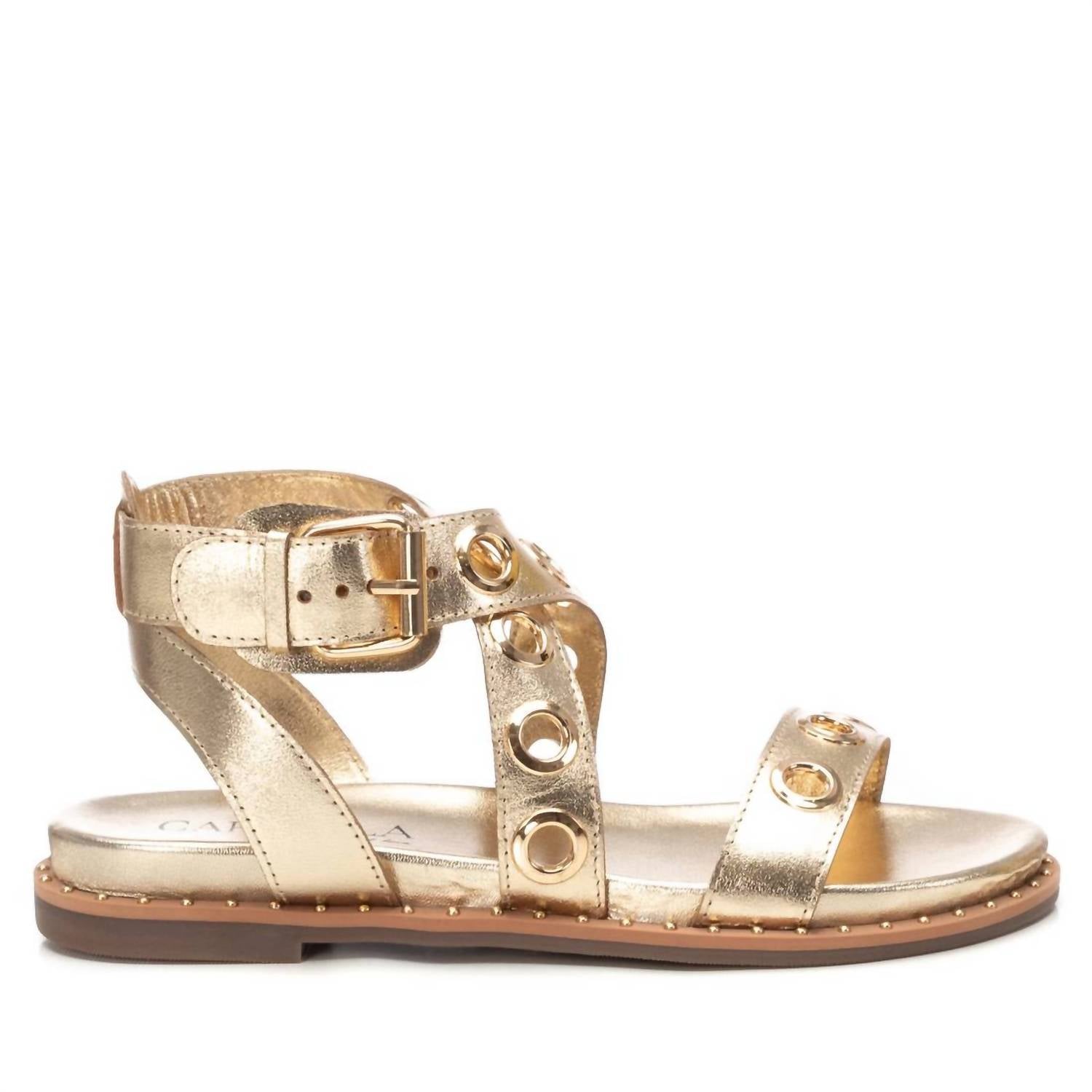 Xti - Women's Gladiator Sandal With Eyelet Detail