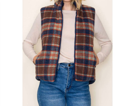 Staccato - Plaid Reversible Vest