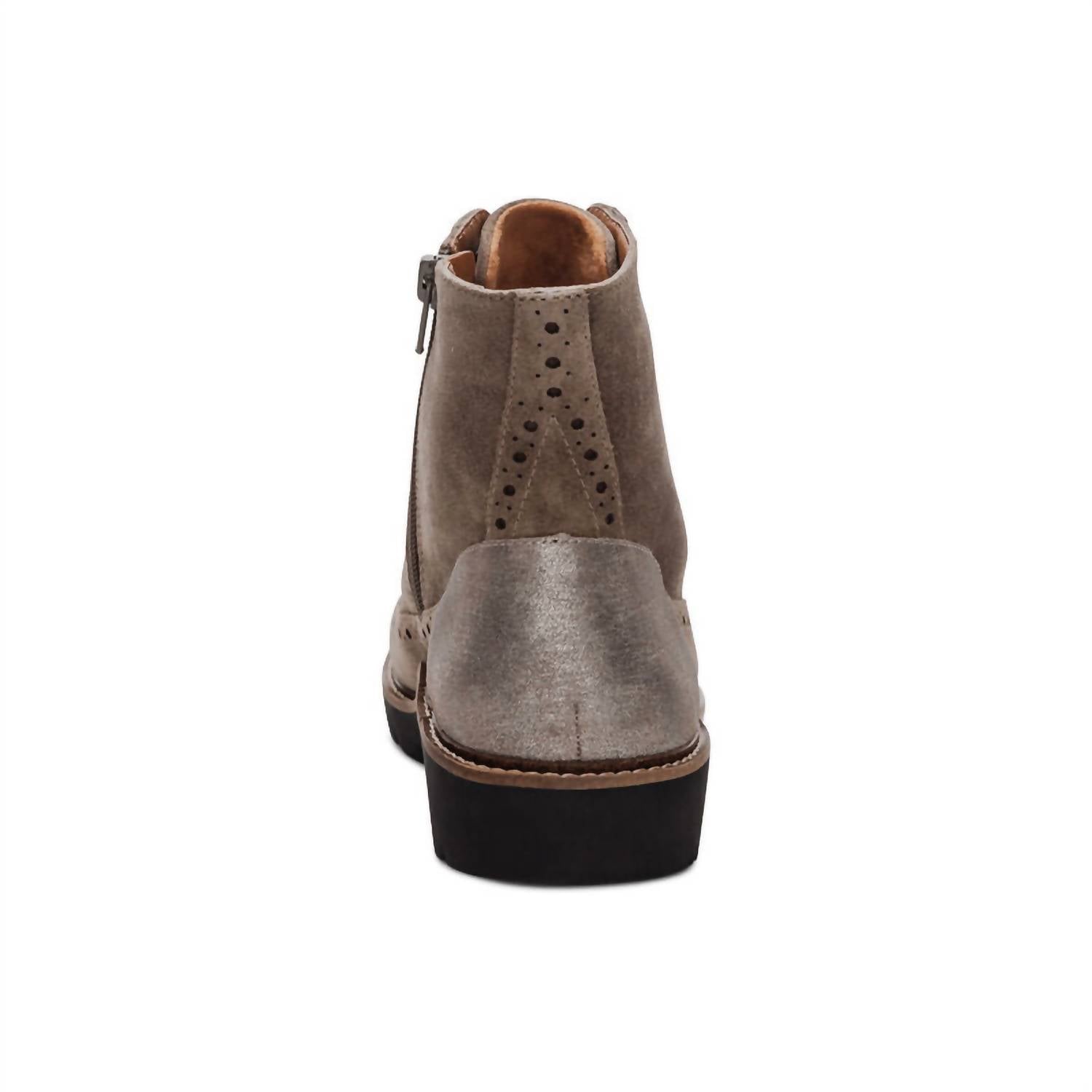 Aetrex Women's Margot Lace-up Boot in taupe - women's shoe - alternate view
