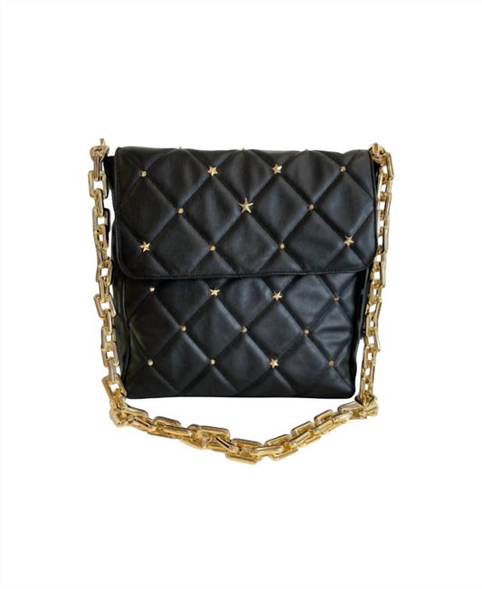 Berge - Women's Cielo Studded Shoulder Bag