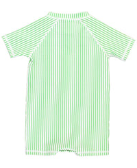 Rufflebutts - Baby Boys' Short Sleeve One Piece Rash Guard Swimsuit