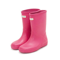 HUNTER Girls First Classic Rain Boots in bright pink - kids' shoe