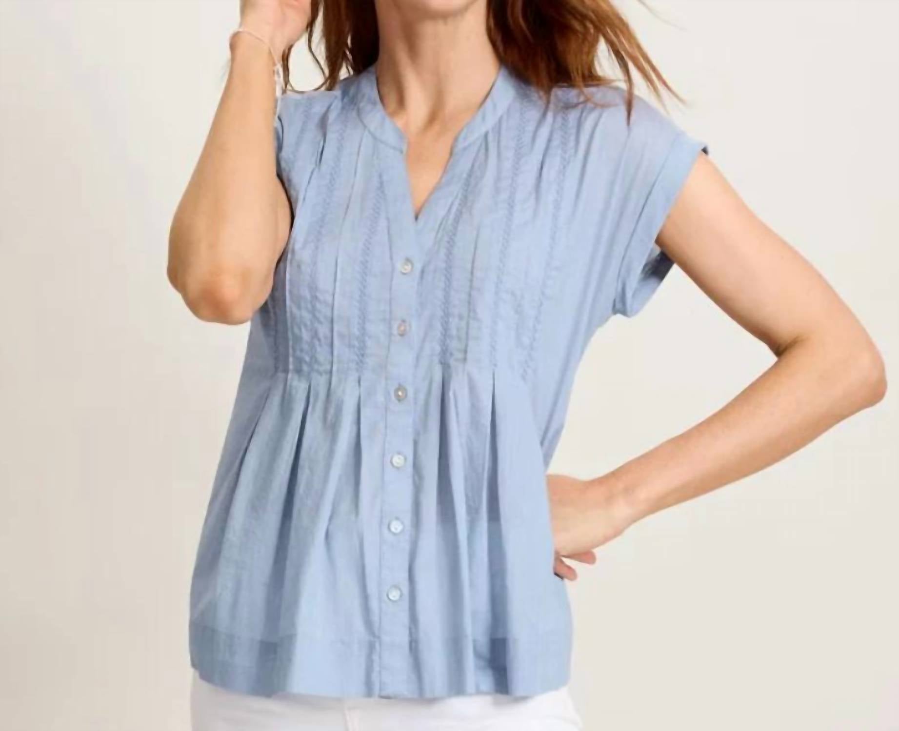 Tommy Bahama - Voile Voyage Cross-Stitch Blouse