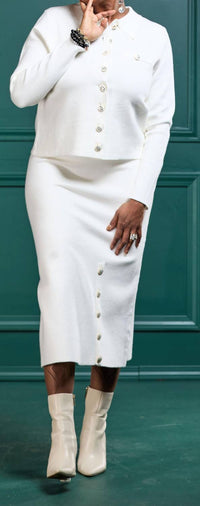 Spanner - Class Act Knit Skirt Set