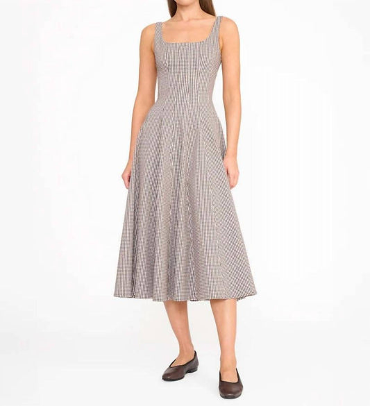 Staud - Wells Micro Check Dress