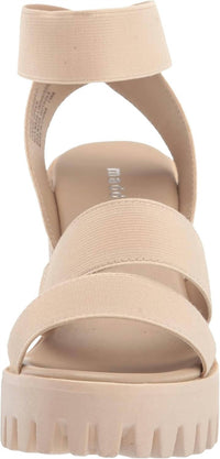 Madden Girl - Women's Lug Sole Ankle Strap Slip On Heeled Sandal