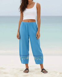 Johnny Was - JAANVI LINEN BARREL PANT