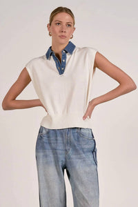 Elan - Carmen Polo Sweater Vest