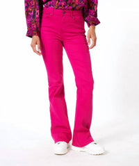 Esqualo - Felizia Colored Flare Denim Trousers