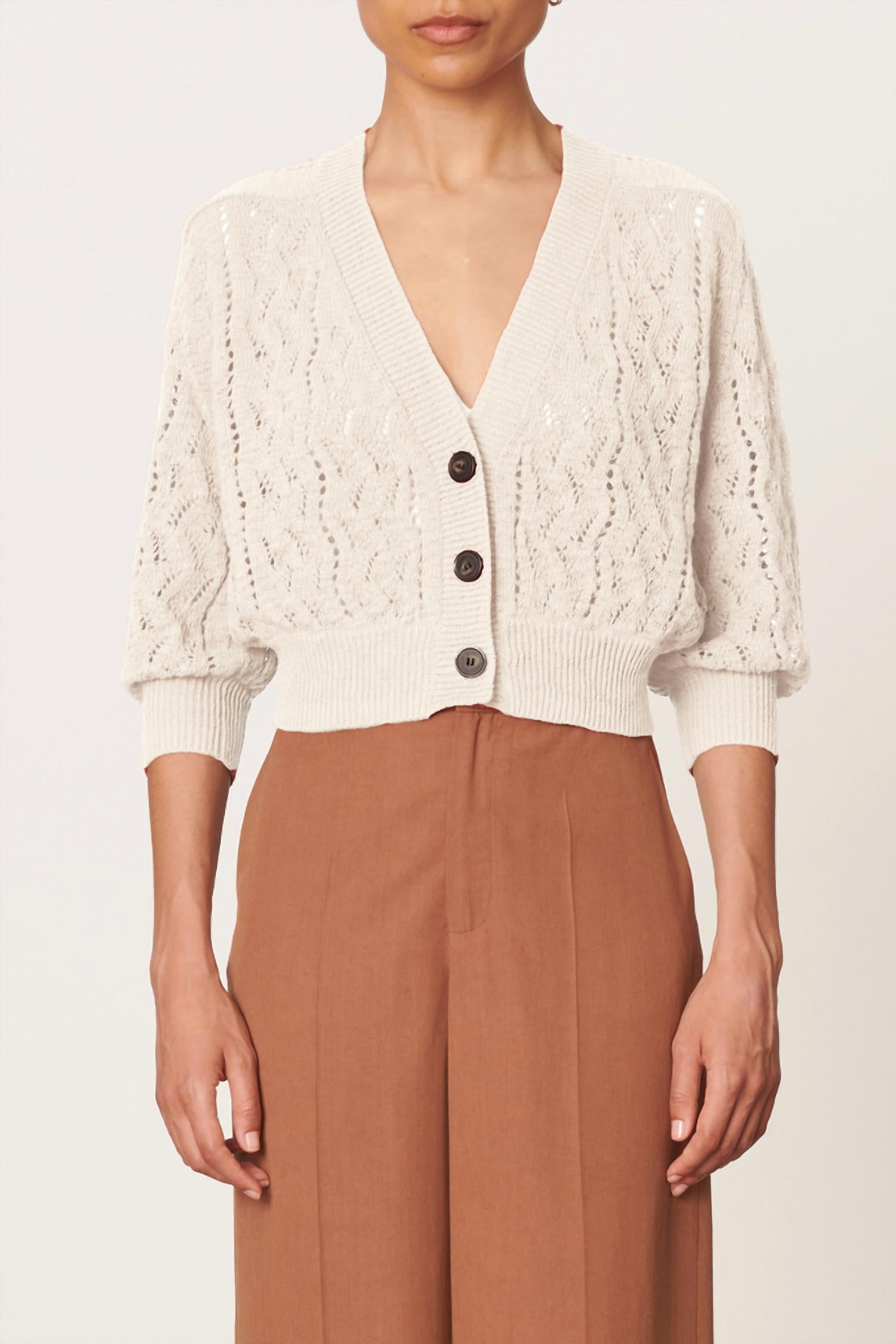 Vanessabruno - Essam Crochet Cardigan