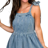 Davi & Dani - Win Me Over Cotton Mini Dress