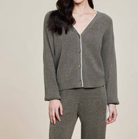 Barefoot Dreams - Cozychic Ultra Lite Contrast Ribbed Cardigan