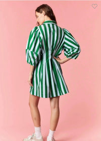 Peach Love - Savannah Stripe Dress