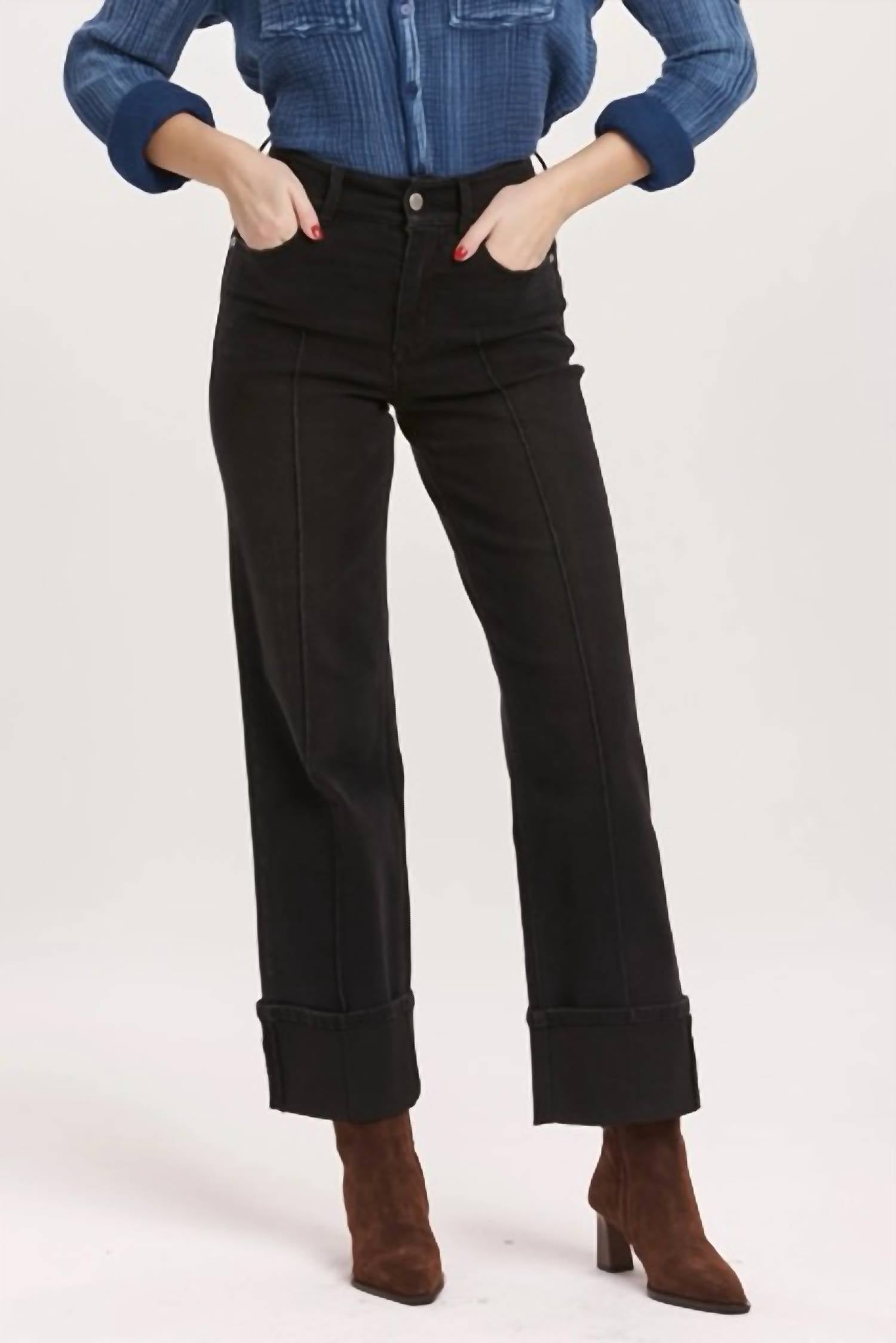 Dear John Denim - Holly Super High Rise Wide Hemmed Jeans