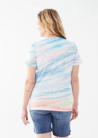 Fdj - Sandra Short Sleeve Scoop Neck Knit Top