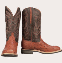 Lucchese - Men's Rowdy Full Quill Ostrich Exotic Boots